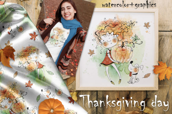 Beautiful Thanksgiving Graphics for Creative Projects