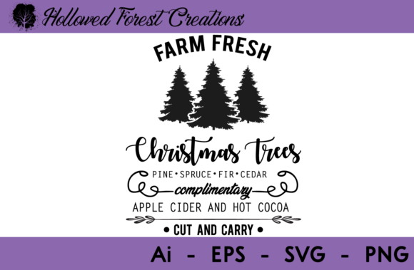 Embracing the Farm Fresh Christmas Trees Aesthetic: Design Assets for a Modern Creative Workflow