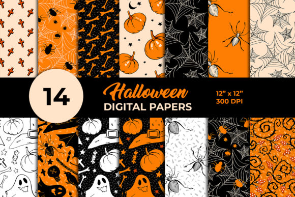 Halloween Digital Paper Pack 12 X 12 Inc: A Practical Review for Designers and Creatives