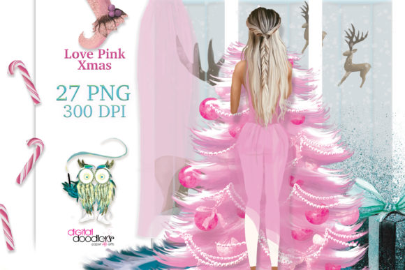 Love Pink Xmas Graphics: Strategic Creative Assets for Year Round Branding and Design