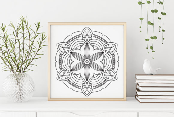 Mandala Art Coloring: A Versatile Design Resource