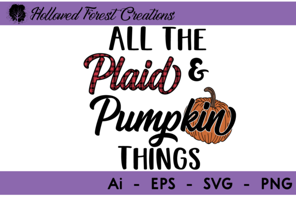 Plaid Pumpkin Things Design Assets