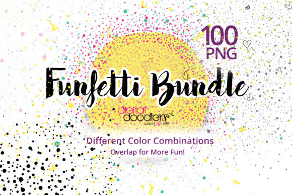 Unlock Endless Creativity with 100 Funfetti Confetti PNG Graphics