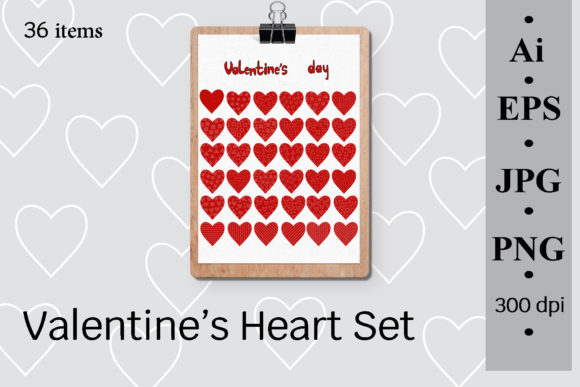 Valentine’s Heart Set, 36 Items: What to Check Before You Buy or Use This Vector Collection